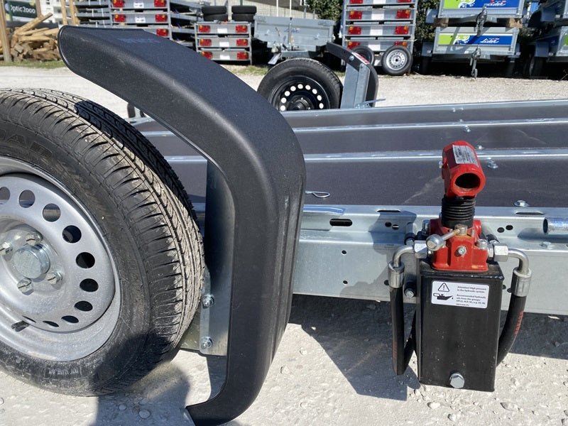 Martz TEMA hydraulisch absenkbarer Motorradträger