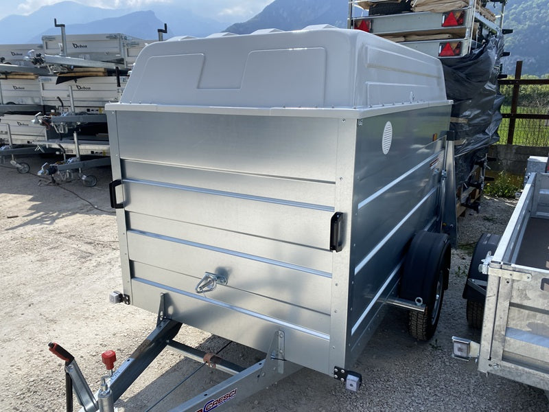 Cresci Kofferanhänger PT6F mit Bremse - Kapazität 750 kg