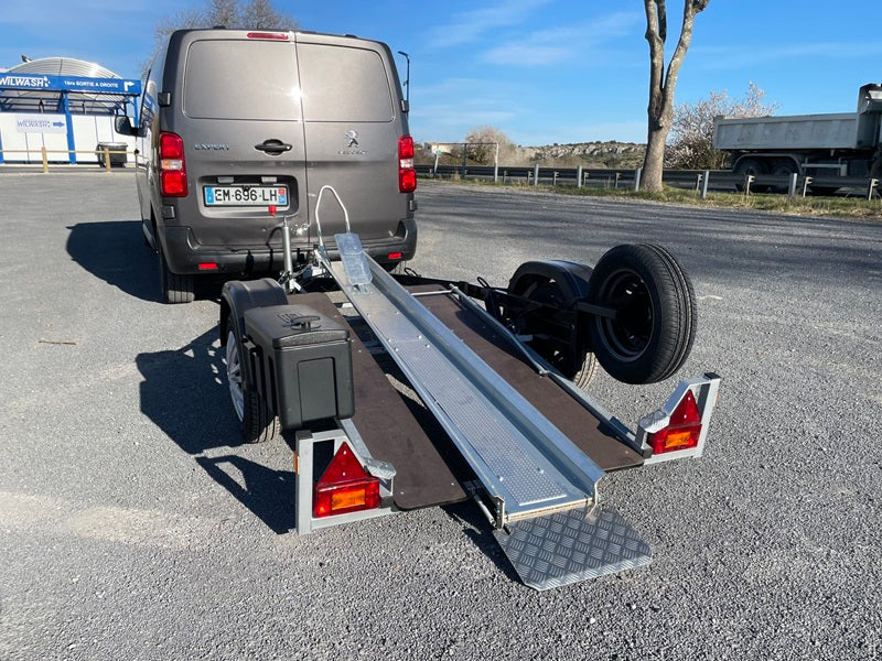 Motorradanhänger 2.50m / 600 kg TYPE-TOP