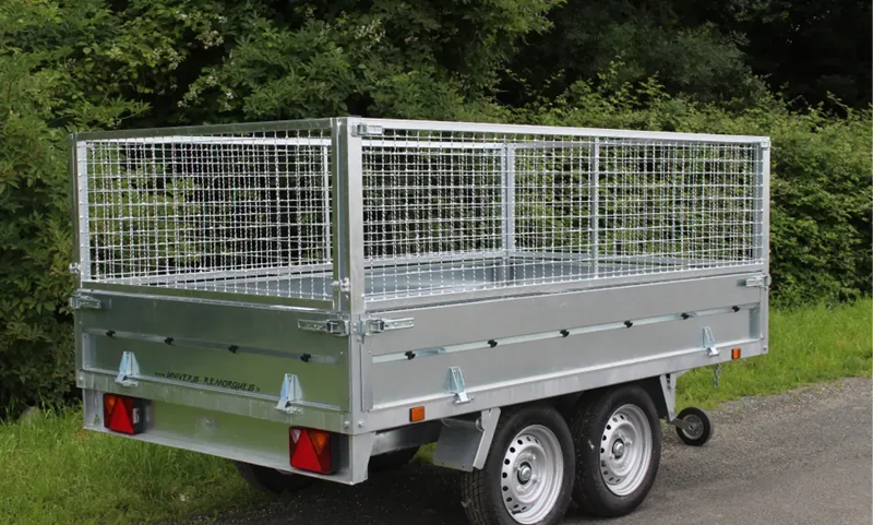 Anhänger Kipper lider 39560 zweiachsig Nutzmaße: 253 x 147 x 30 cm