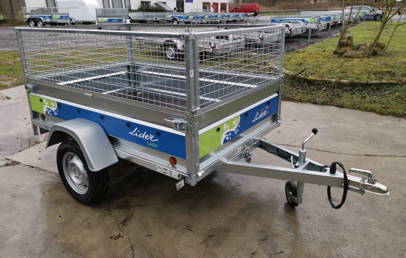 Anhänger cadix 205x132x39 + Gitteraufsätze 50 cm, neu geliefert mit 2 Jahren Garantie