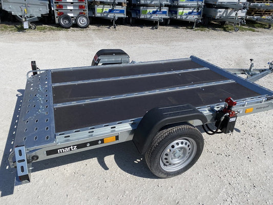 Martz TEMA hydraulisch absenkbarer Motorradträger