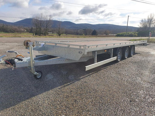 Feste Plattform + Boro ATLAS Rampen 6m x 2m 3500KG 3 Achsen