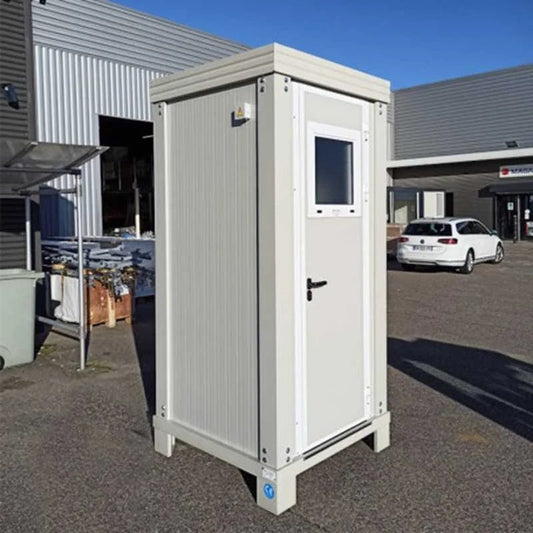 Neuer Sanitärblock s1 mit WC und Handwaschbecken