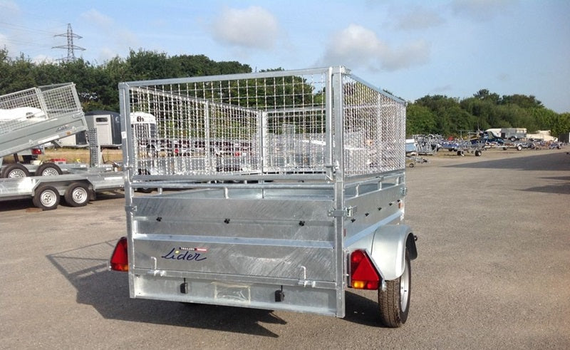 Anhänger lider robust 4 gebremst - ptac 750kg - 200 x 134 cm - 1 Achse