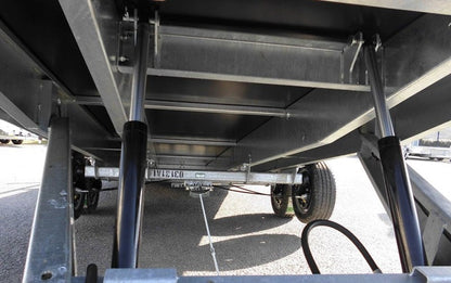 Anhänger Pritsche Räder unten LIDER - PTAC : 3500 kg - 2 Achsen gebremst - 506 x 215 cm