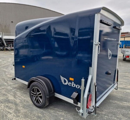 Anhänger Debon Cargo 1300 Blau Federung Pullman Seitentür